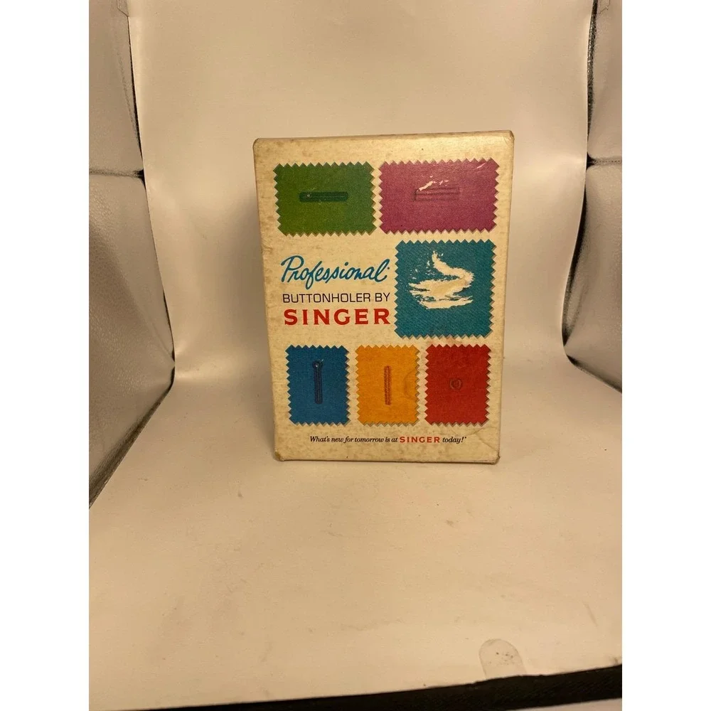 Vintage Professional Buttonholer by Singer Slant Needle Zig Zag Machines